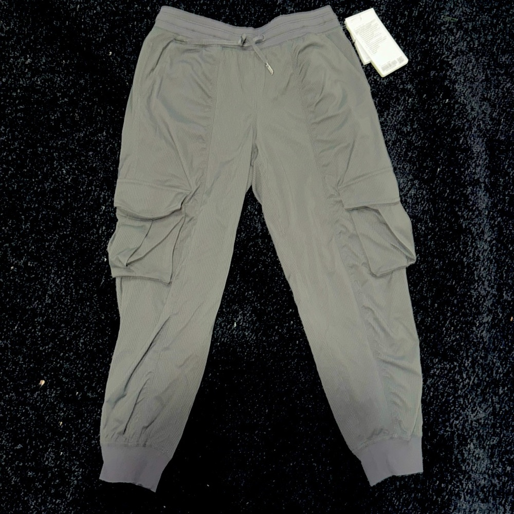 NEW Lululemon dance studio pants relaxed fit cargo jogger gray Large